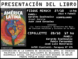 PRESENTAN LIBRO "AMÉRICA LATINA. HUELLAS Y RETOS DEL CICLO PROGRESISTA"